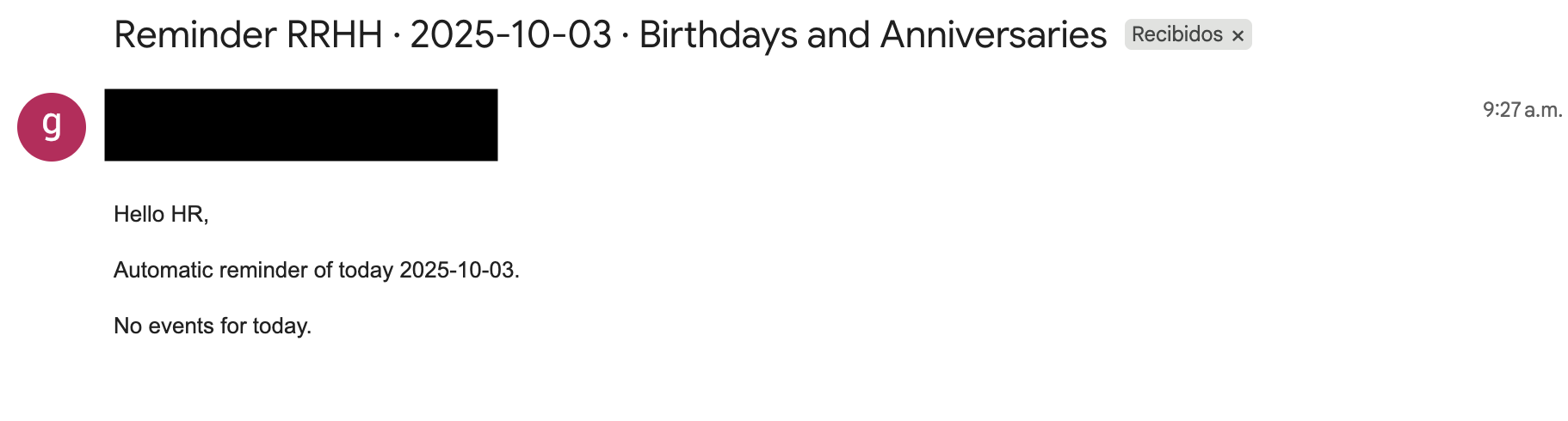 Birthday and Anniversary Reminder - Image 1
