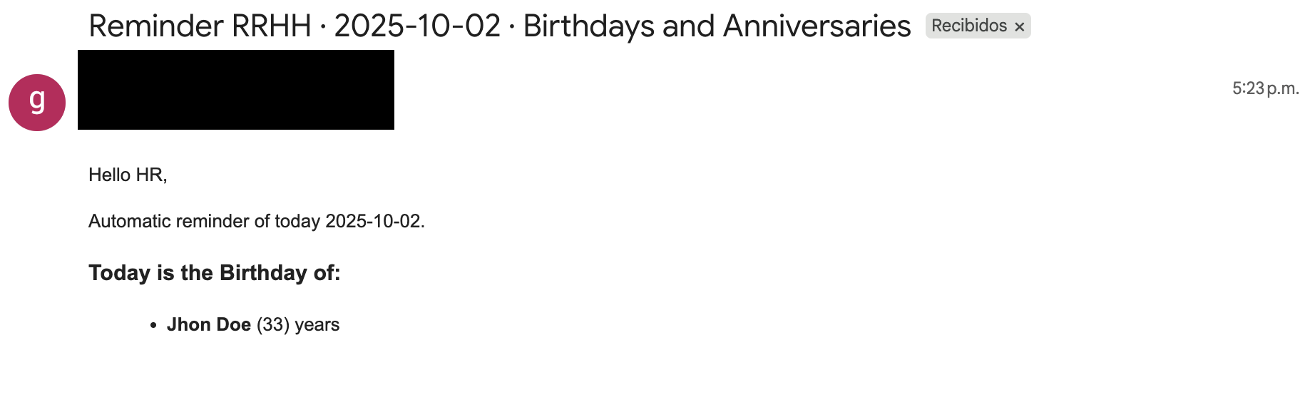 Birthday and Anniversary Reminder - Image 2